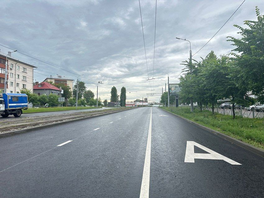 В Казани отремонтировали почти километр дороги на Декабристов