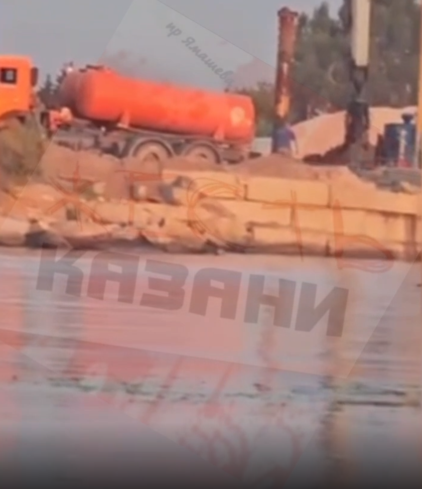 Нечистоты сбрасывают в Волгу в казанском поселке Новое Победилово
