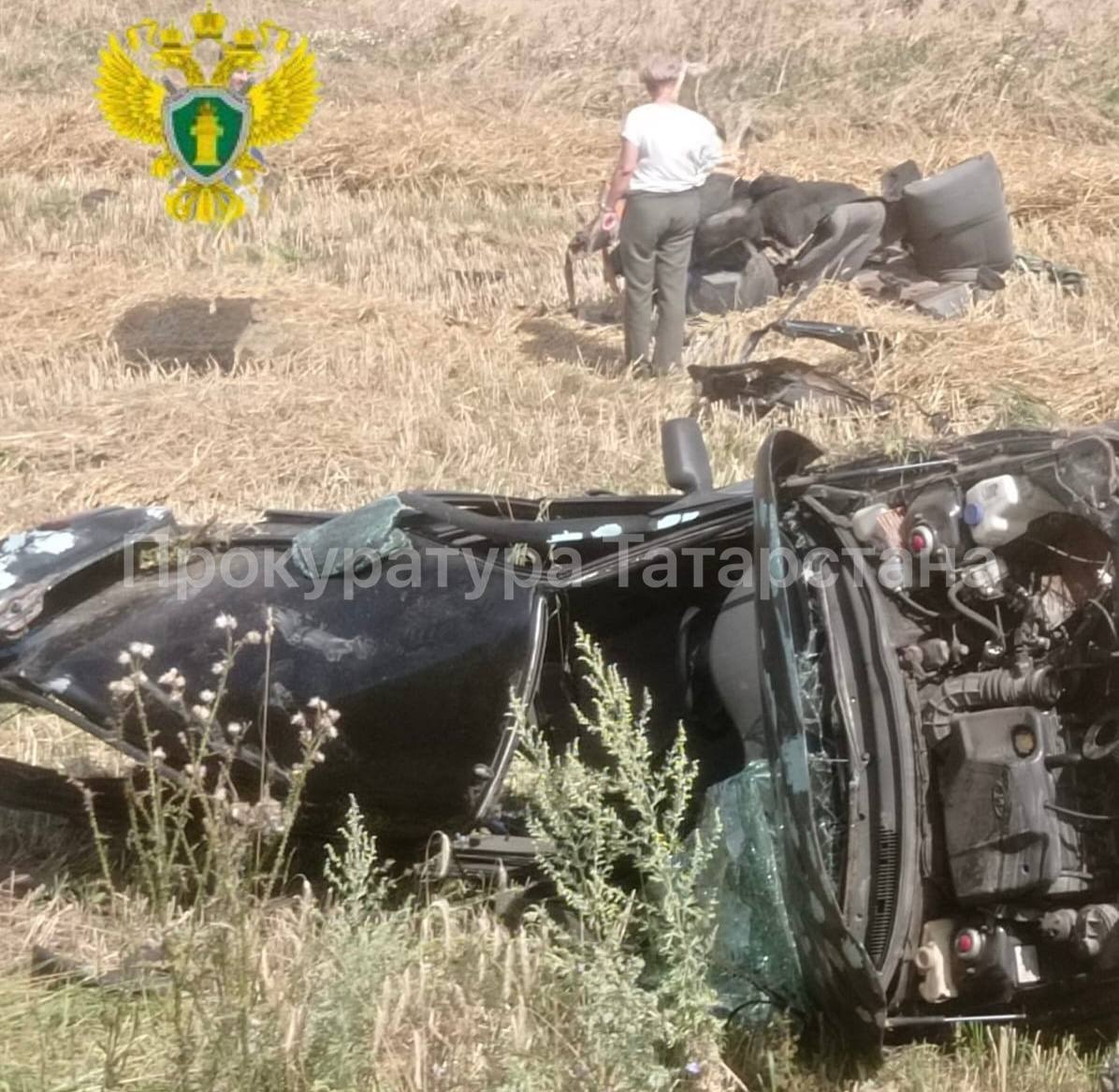 Два человека погибли в жесткой аварии под Лениногорском