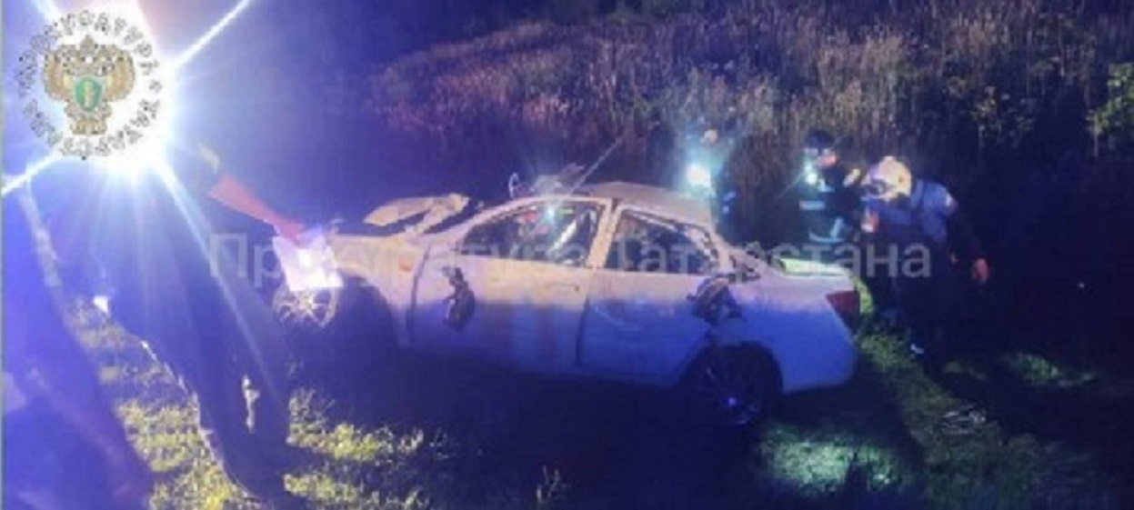 При столкновении двух автомобилей в Высокогорском районе погибли два человека