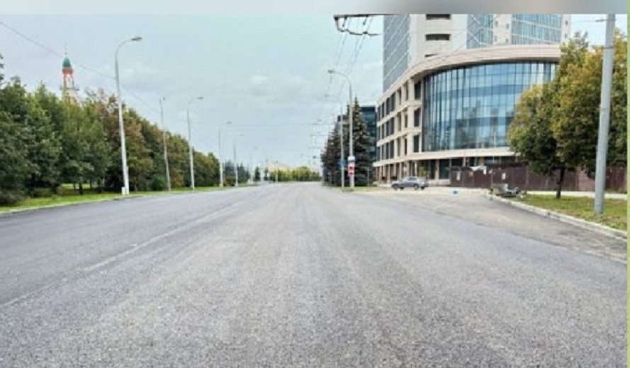 Капремонт улицы Марселя Салимжанова в Вахитовском районе Казани завершен