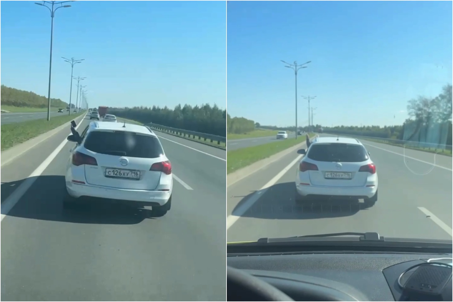 В Казани водитель не пропускал скорую и показывал медикам средний палец