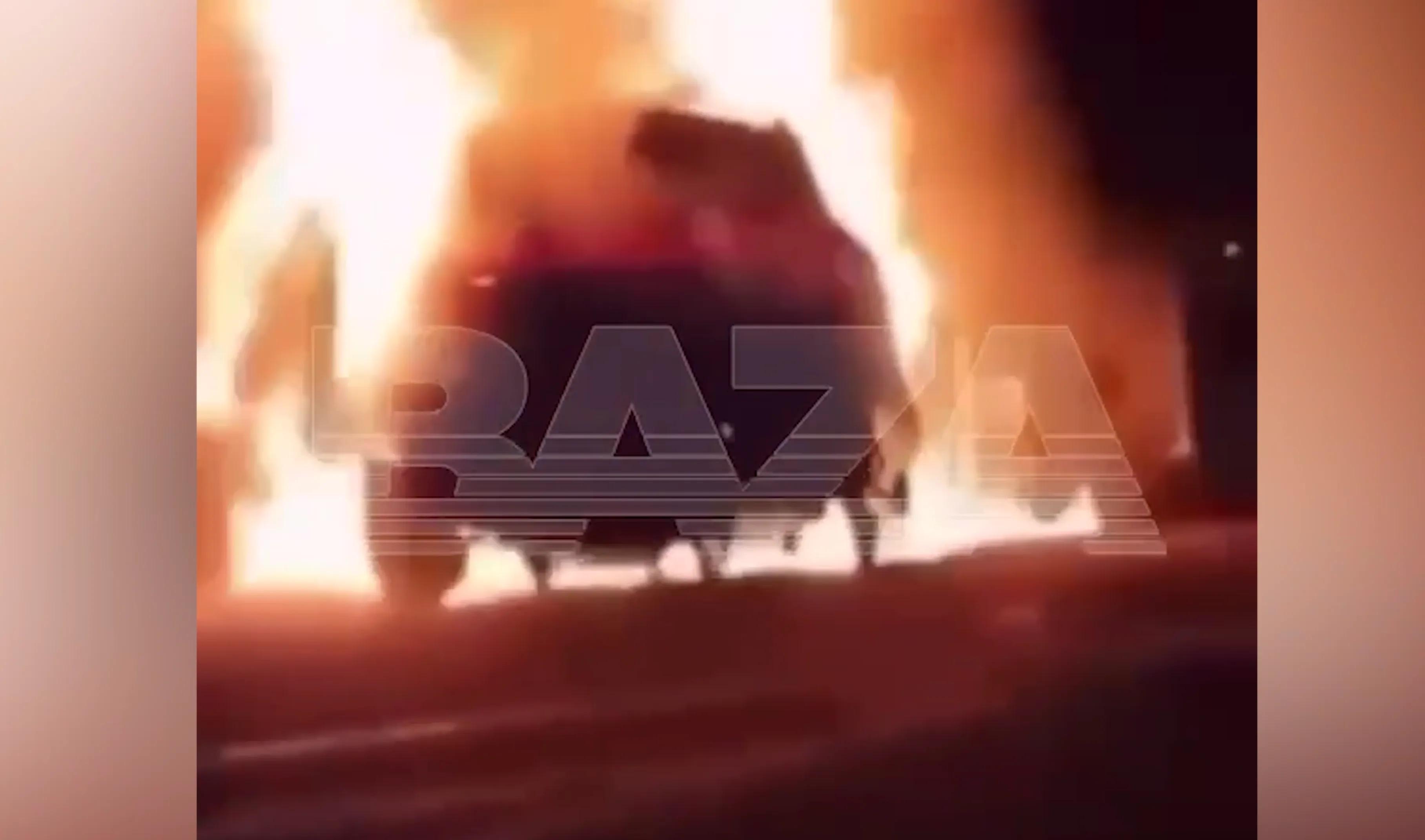 Тюнингованный 1000-сильный «Москвич 3» Эрика Давидыча полностью сгорел