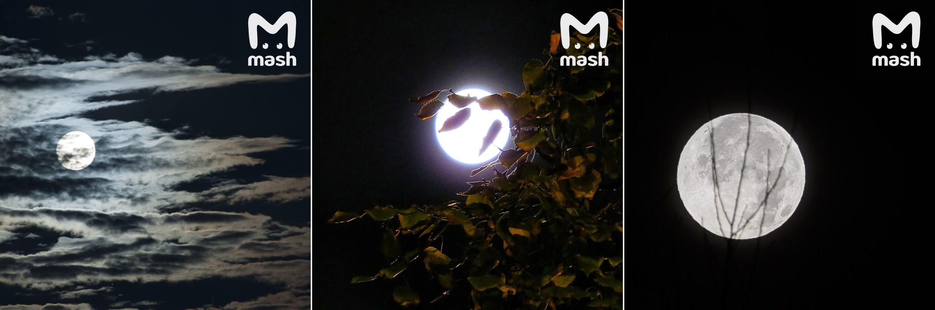 Гигантская Луна засветила небо над Россией