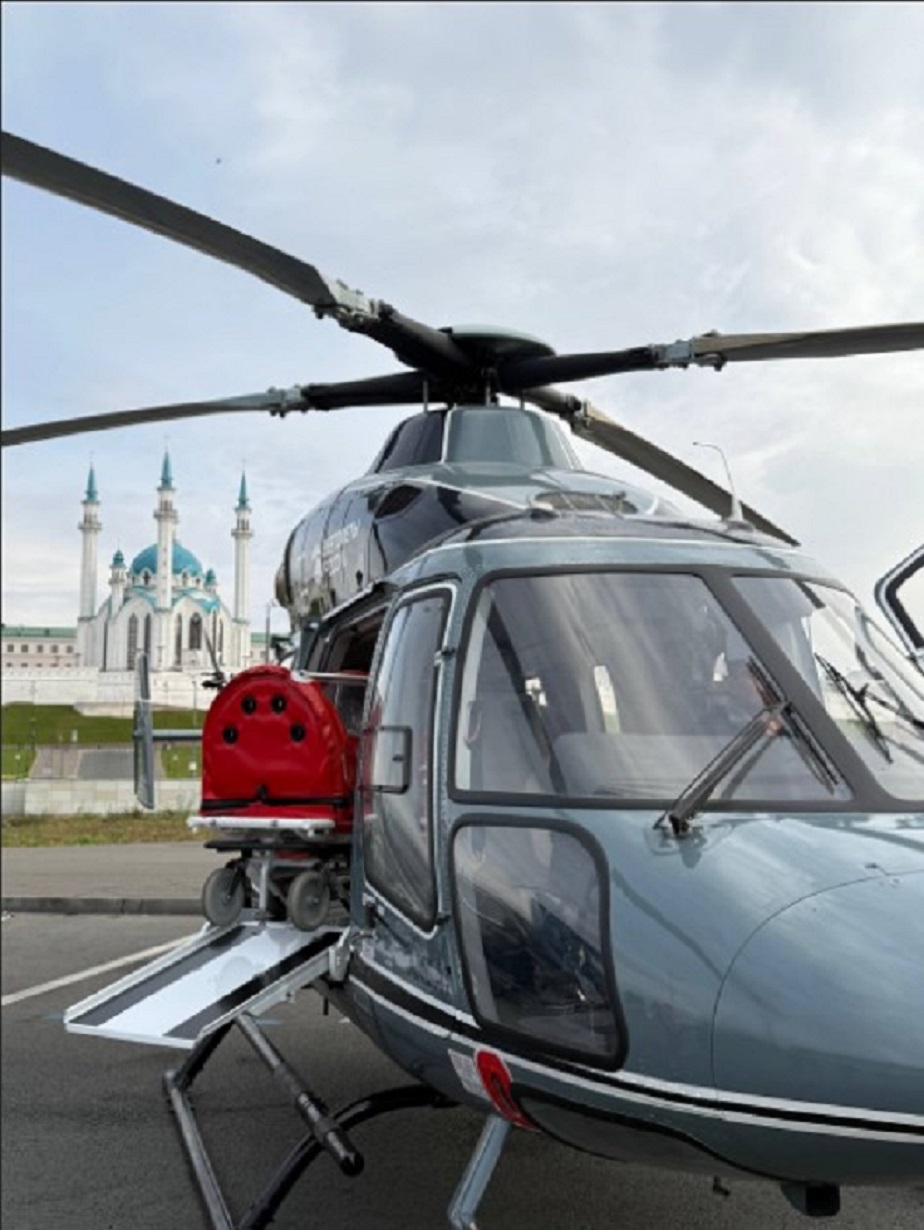 Санитарный «Ансат» казанского завода показали журналистам стран Ближнего Востока