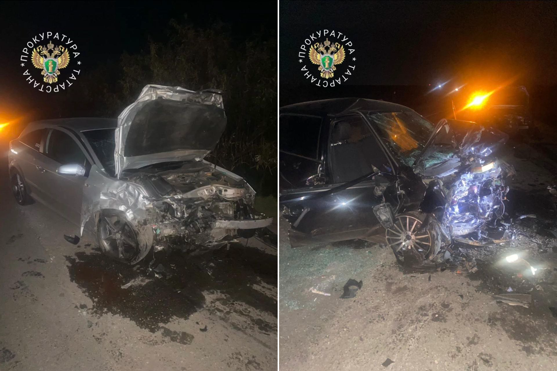 Две женщины разбились насмерть при жутком лобовом ударе в Татарстане