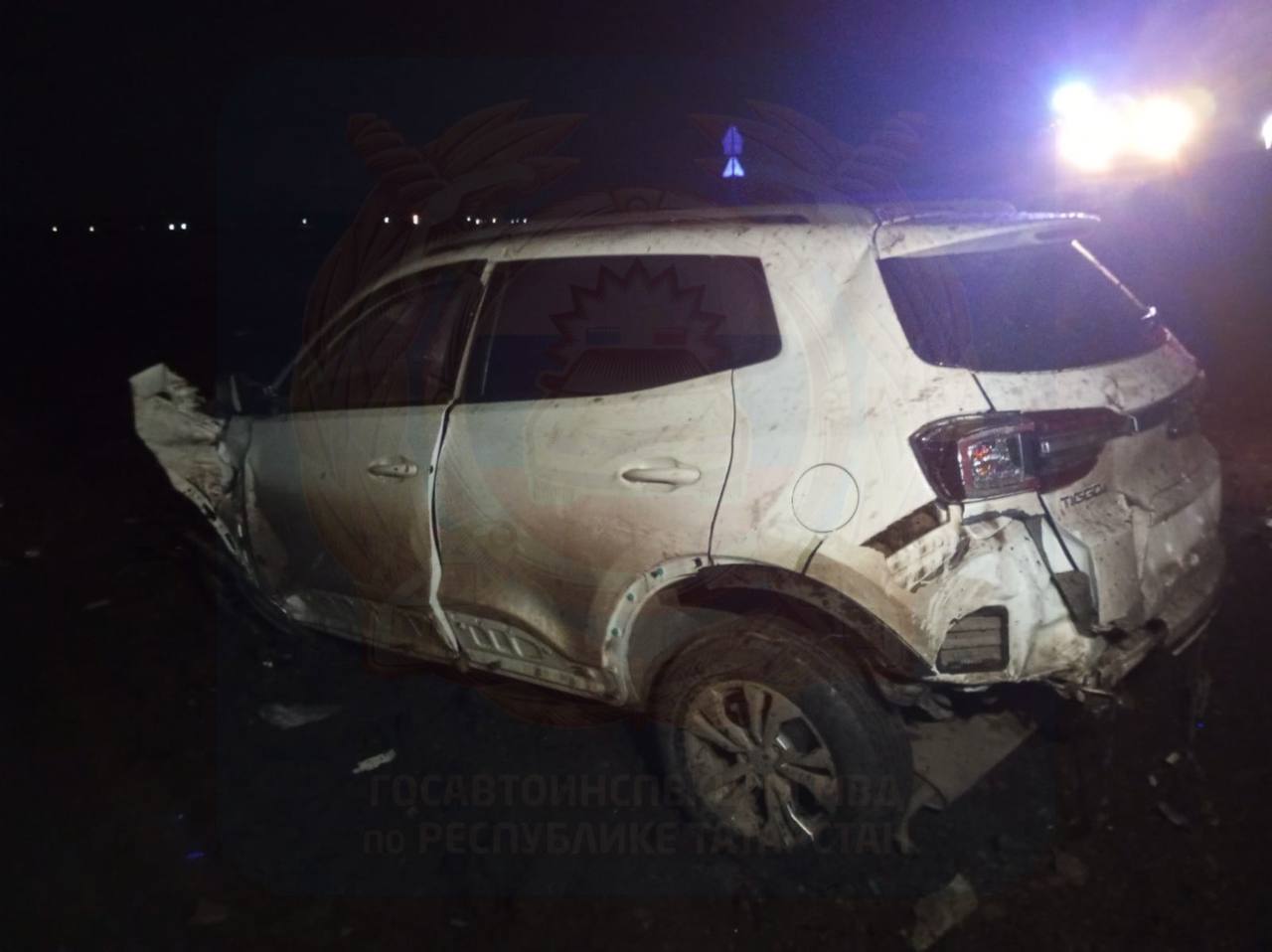 Водитель Сhery в Татарстане опрокинулся в кювет и погиб