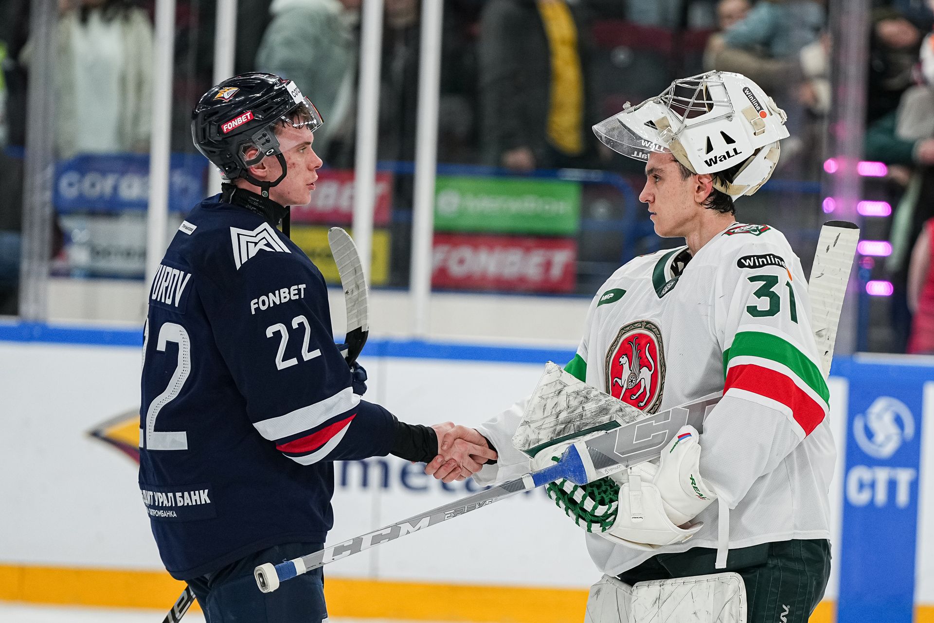 Артур Ахтямов отразил 17 из 19 бросков в игре с «Херши Беарз»