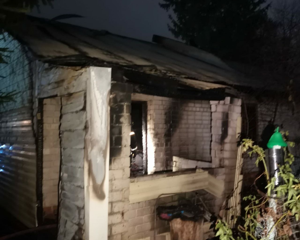При пожаре в бане в Казани погиб мужчина