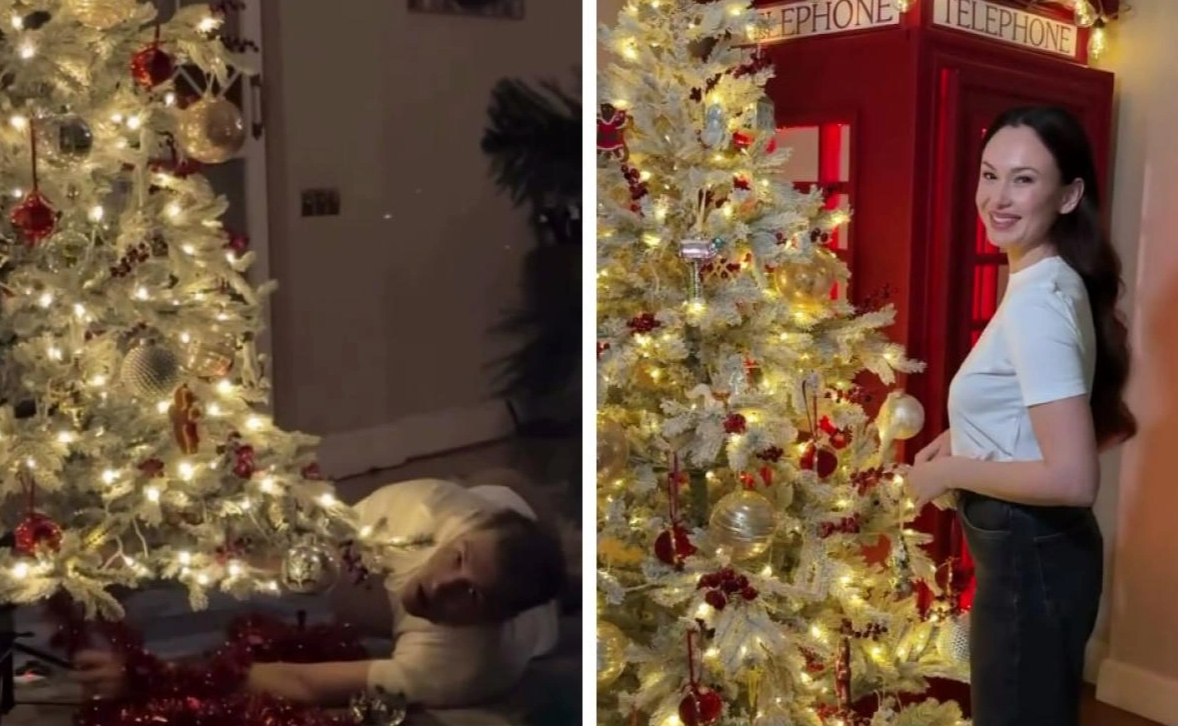 Казанская оперная дива Аида Гарифуллина и Воробьёв показали, как украшают ёлки