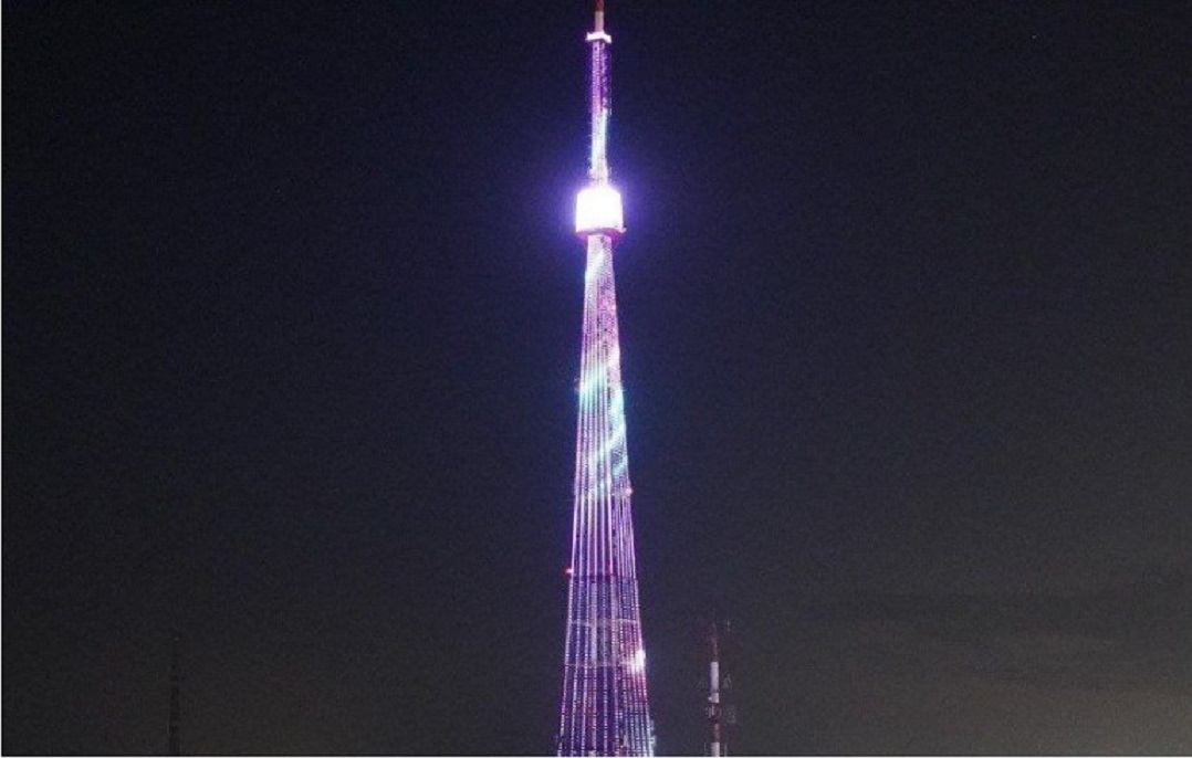 В честь Дня флага Татарстана телебашня в Казани окрасится в яркие цвета