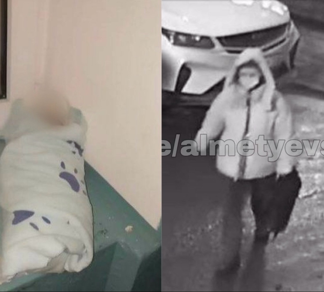 В Альметьевске ищут мать, оставившую младенца на подоконнике подъезда