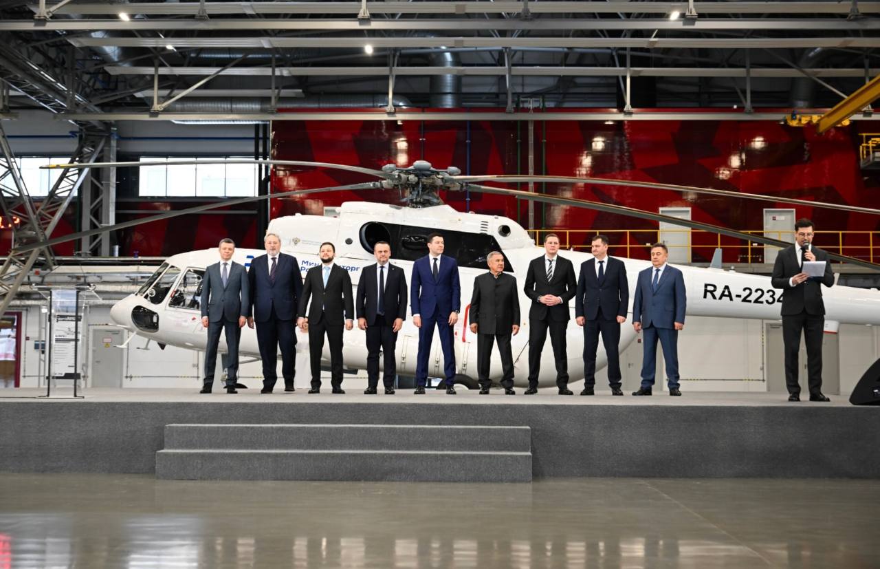 Казанский завод передал регионам четыре новых вертолёта Ми‑8