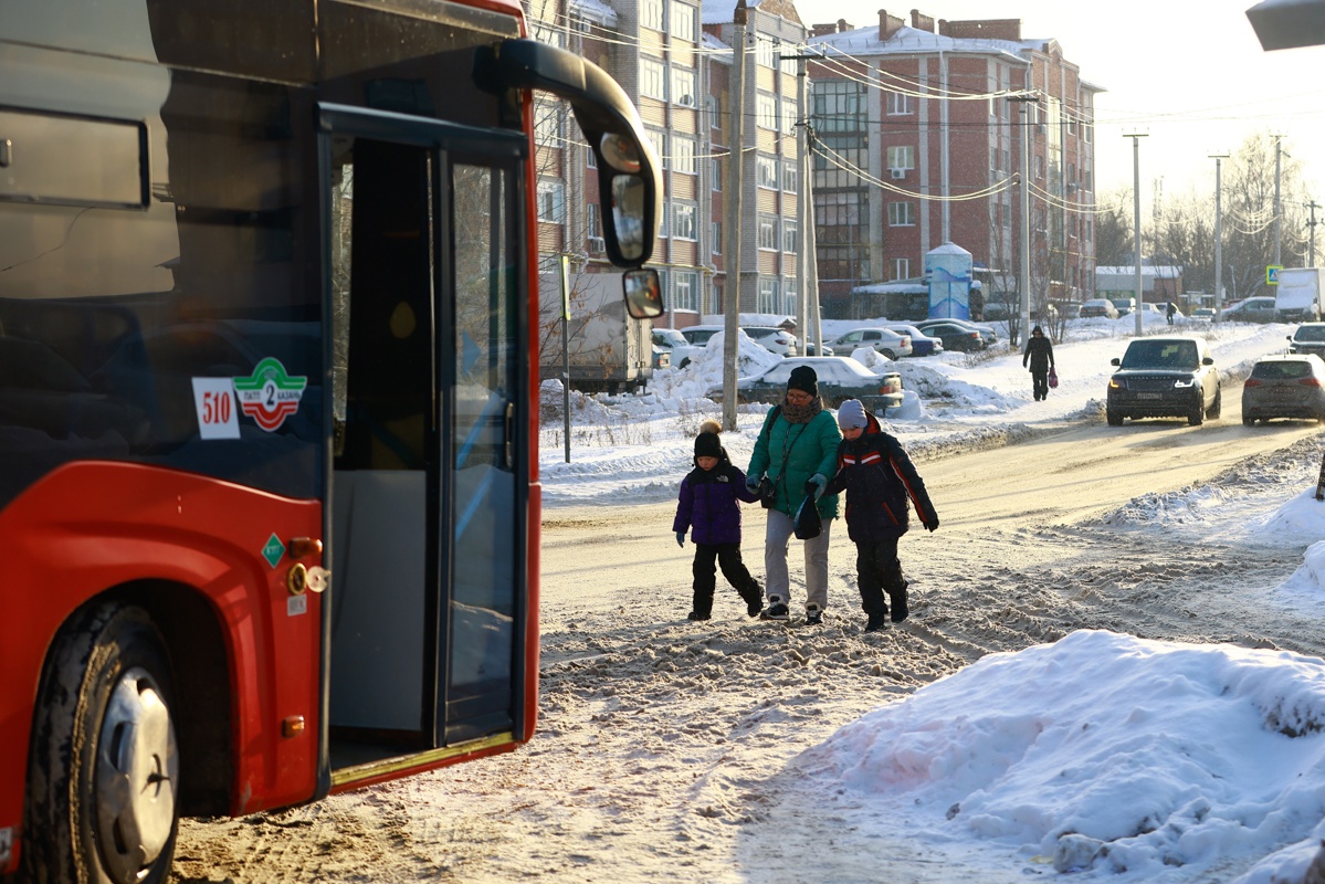 Казанцам напомнили, как будут ездить автобусы в рождественскую ночь
