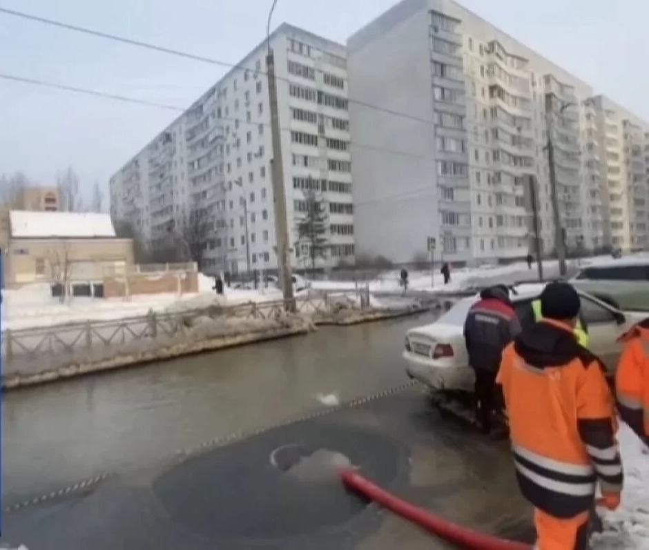 О затопленной улице Четаева предупреждают казанцев