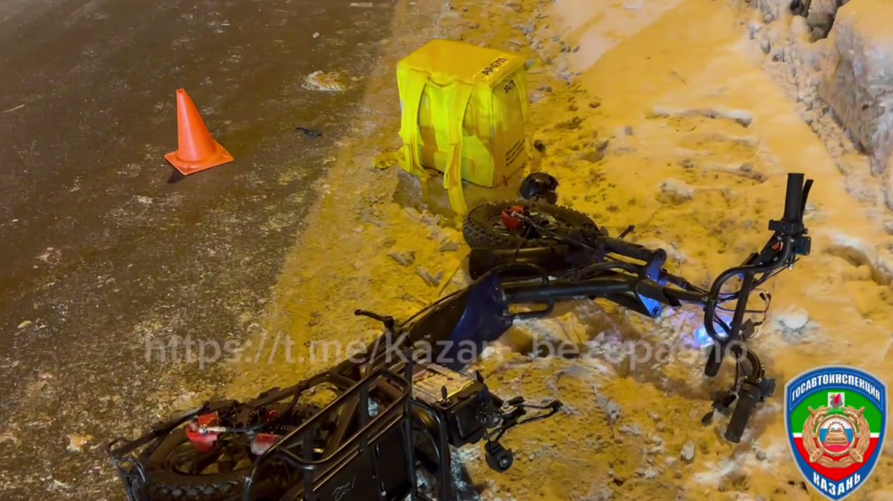 В Казани водитель насмерть сбил на «зебре» курьера