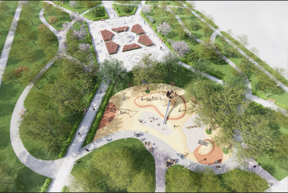 Спуск со смотровой  зоны соединит парк имени Горького с набережной Казанки