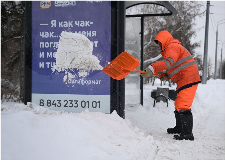 Дорожникам Казани предстоит расчистить более 1400 остановочных площадок
