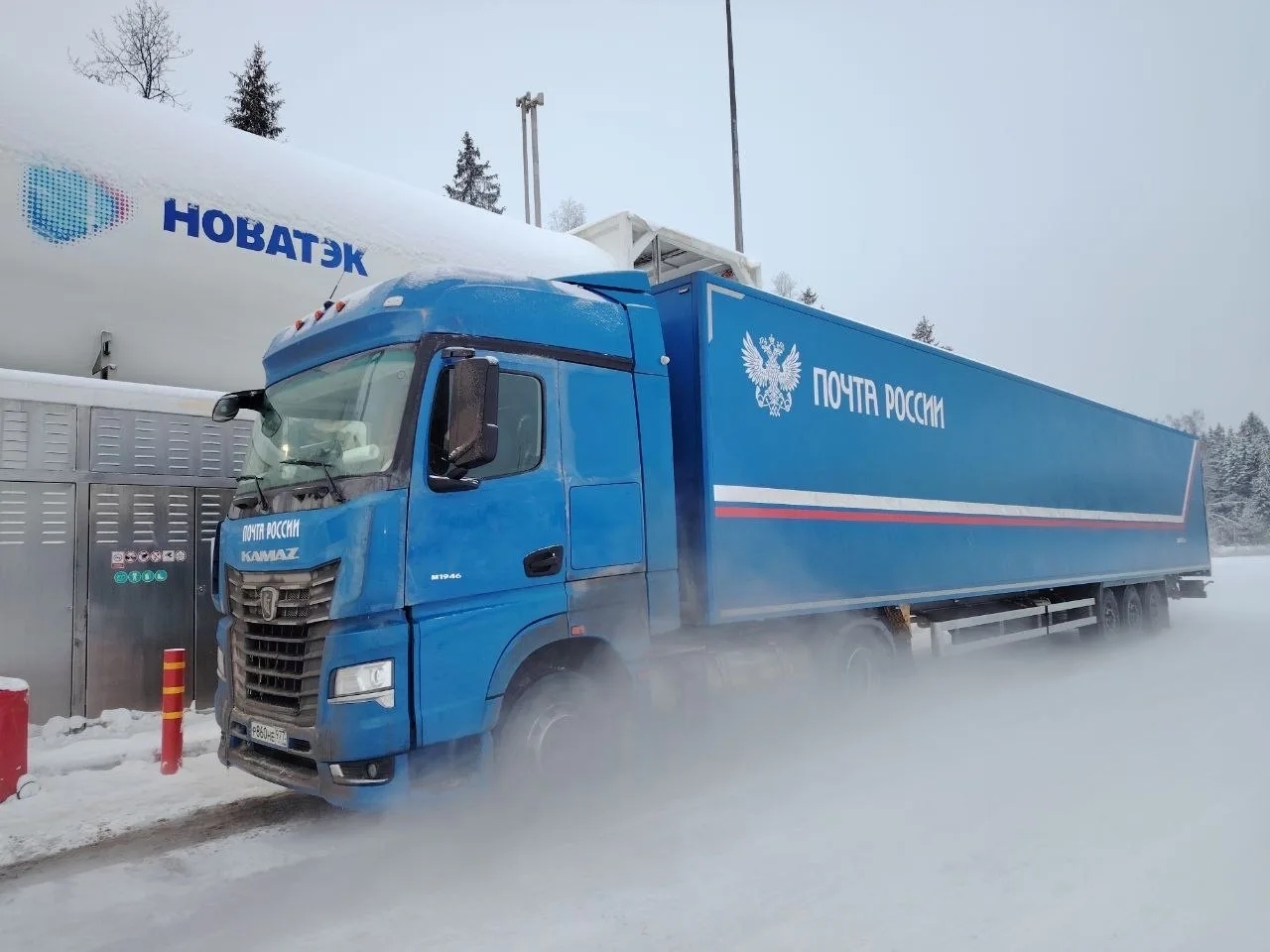Экологичные «КамАЗы» пристроили для развоза почты в Татарстане