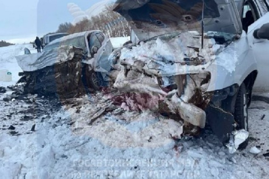 В Актанышском районе при столкновении погиб водитель иномарки