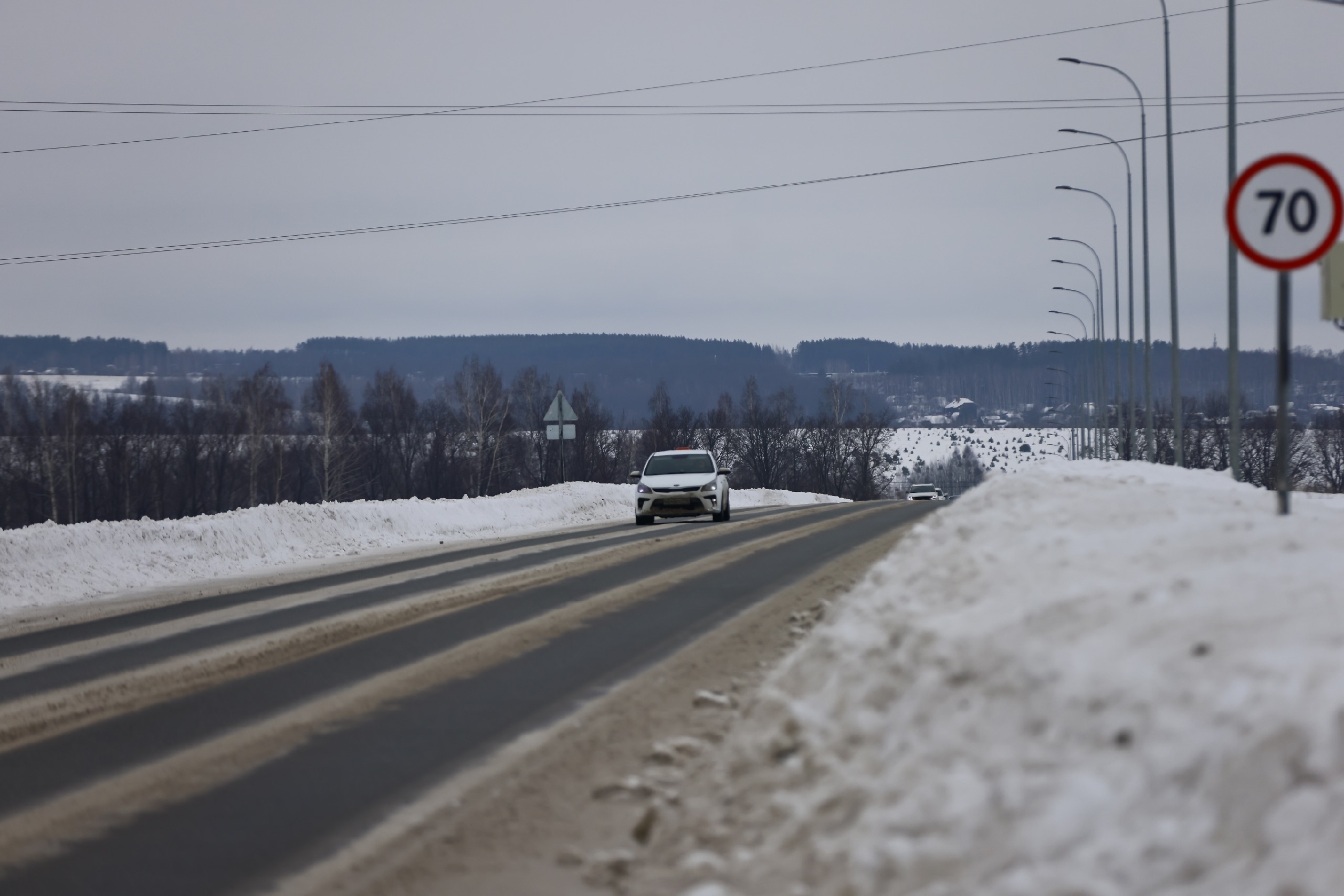 Трассу Алексеевское - Альметьевск в Татарстане закрыли из-за непогоды