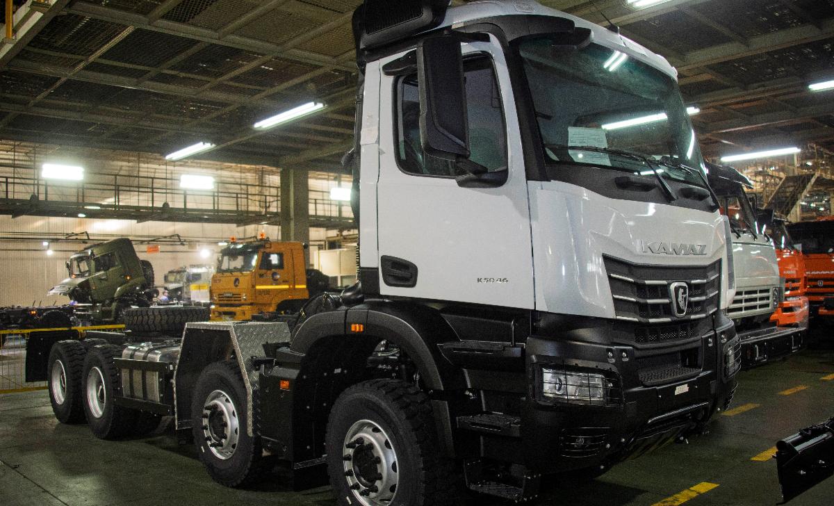 Новую модификацию «КамАЗа» для размещения на шасси миксеров собрали в Челнах