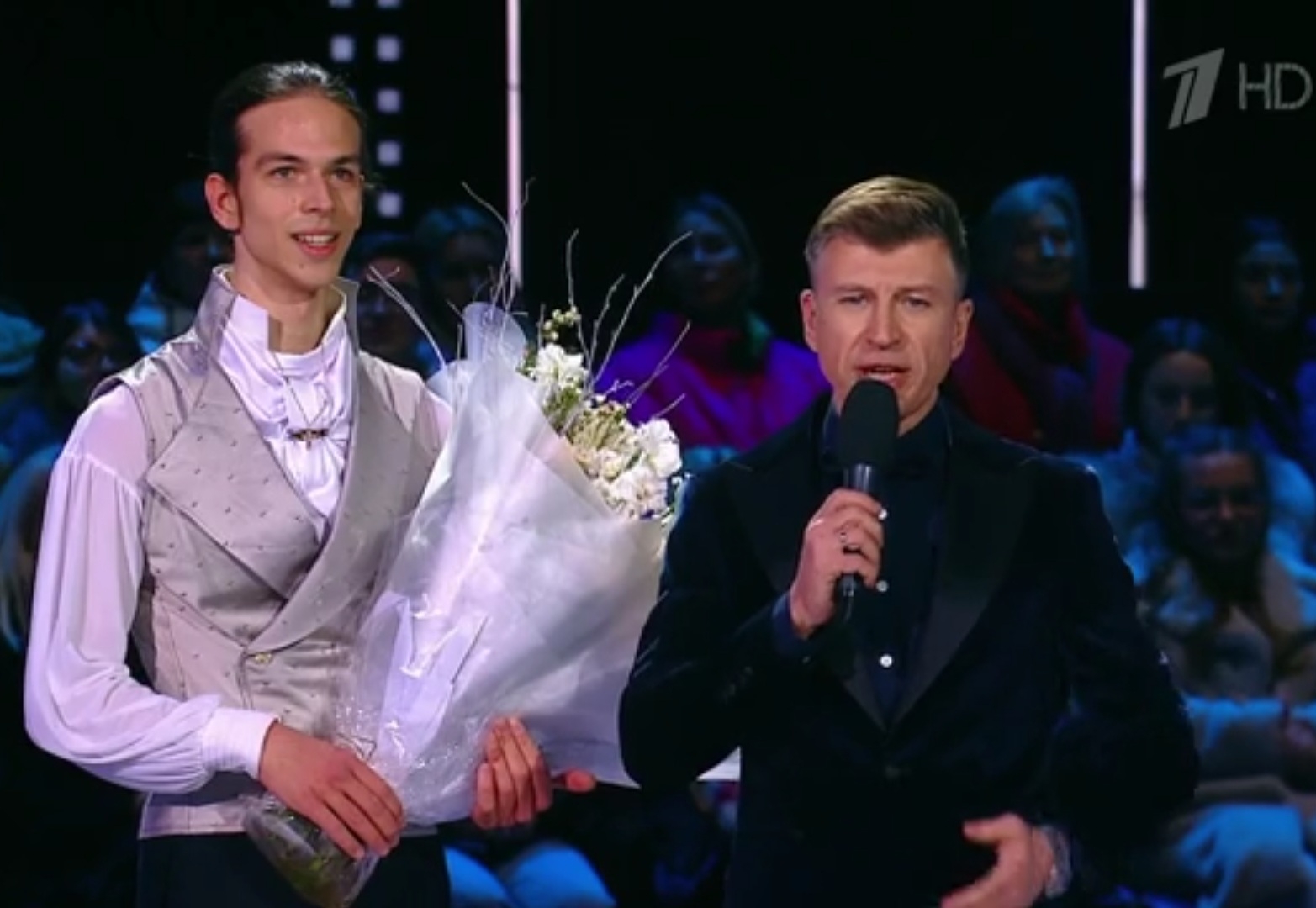 скриншот трансляции Первого канала