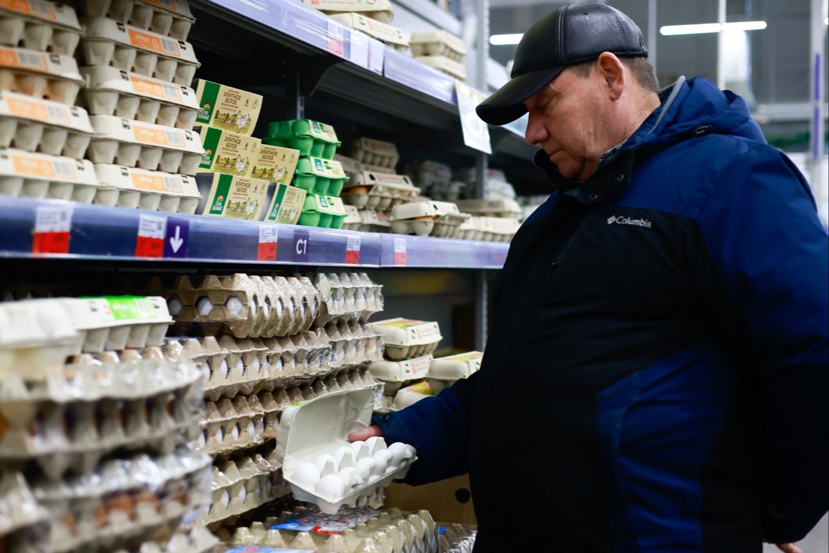 Стоимость яиц в Татарстане за неделю выросла на 7,45%, а огурцы подешевели