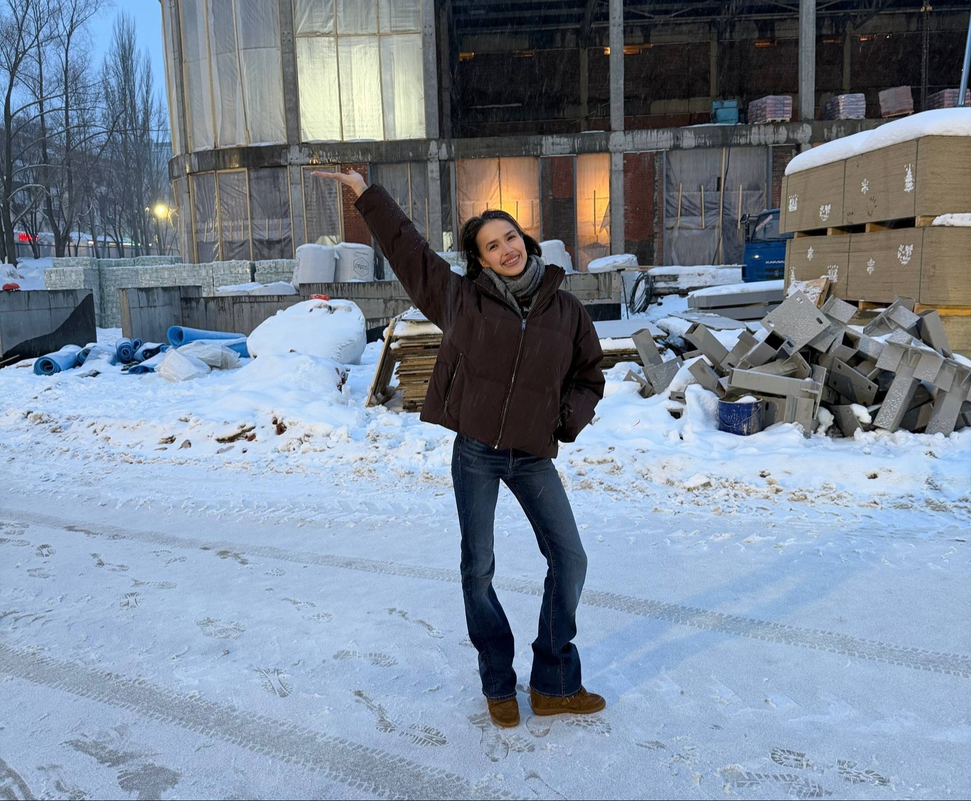 «Для нас это большое событие»: Загитова побывала на стройке школы в Казани