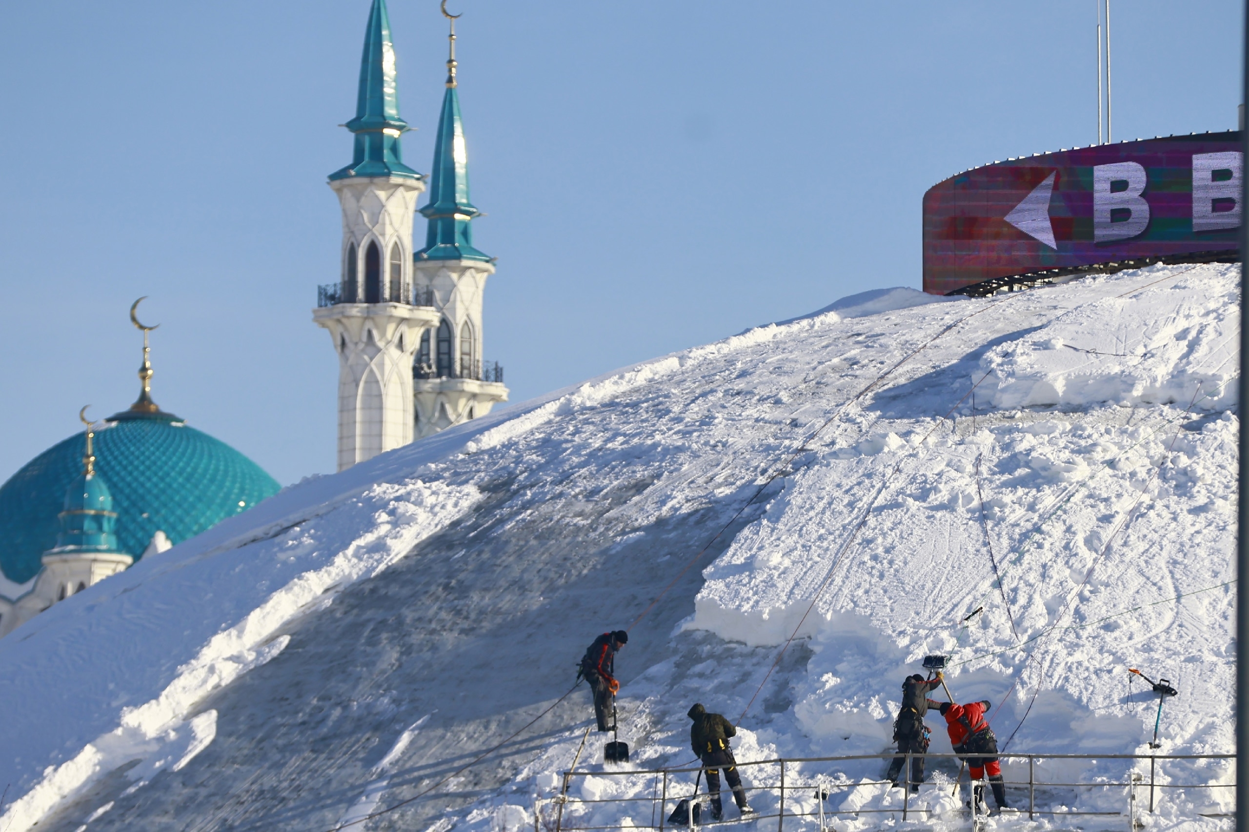С начала зимы в Казани вывезли более 1,5 млн тонн снега