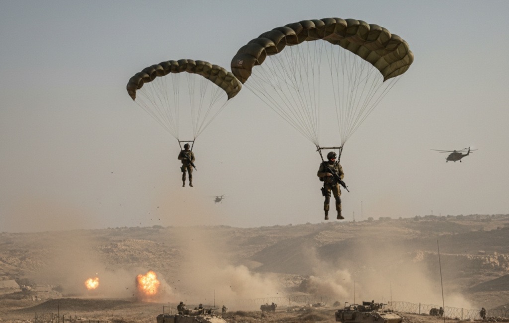 Израильский десант высадился на границе Ливана и Сирии, начались бои