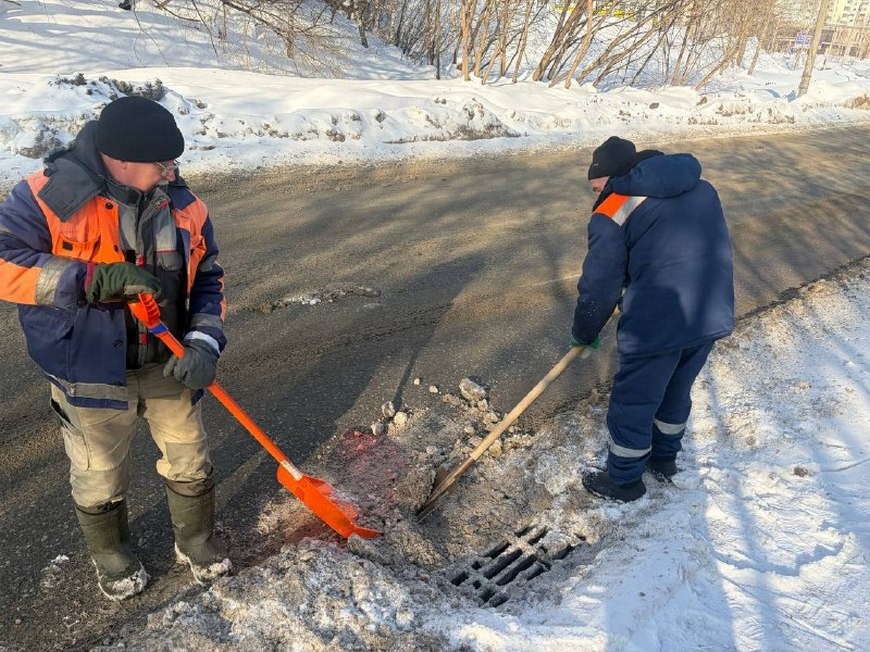 В Казани начали готовить ливневую канализацию к таянию снега