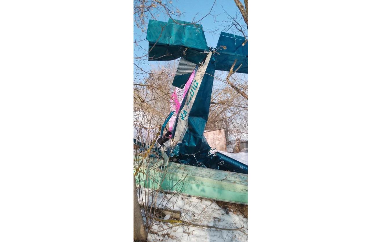 Легкомоторный самолет потерпел крушение в Коломне