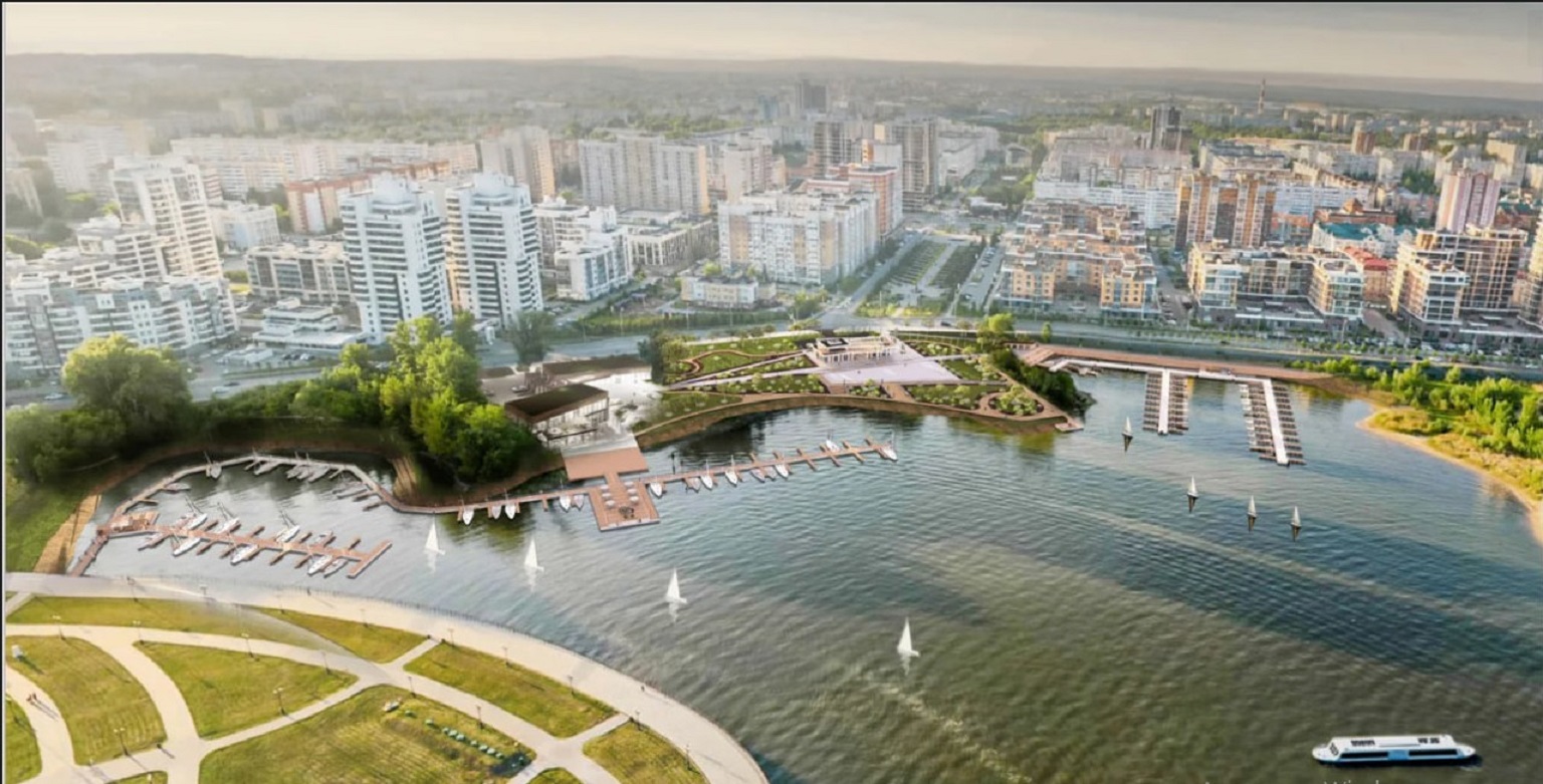 Напротив Казанского кремля планируют построить комплекс причалов для яхт