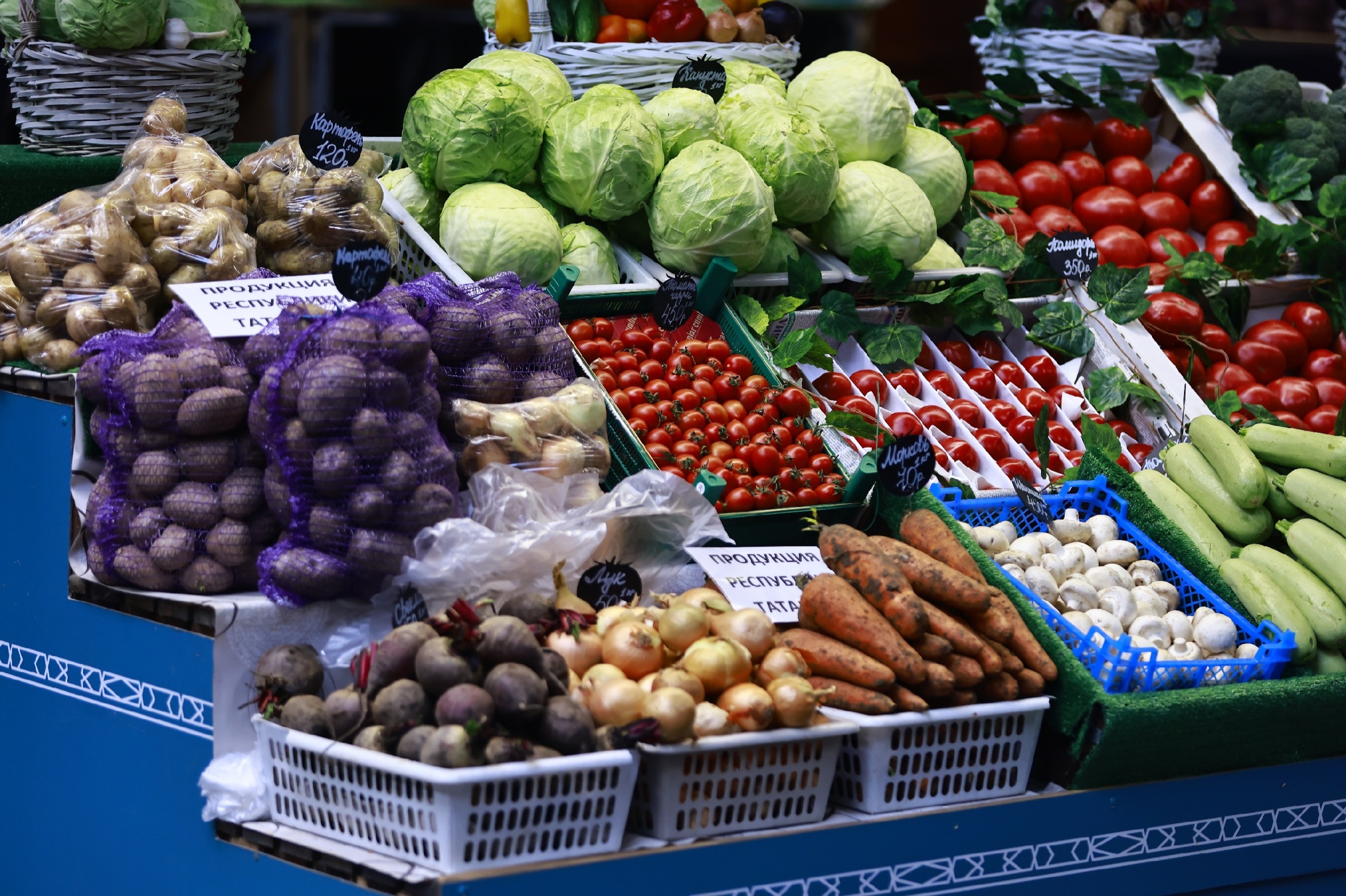 Минсельхоз: «Овощи и фрукты сейчас дешевле, чем год назад»