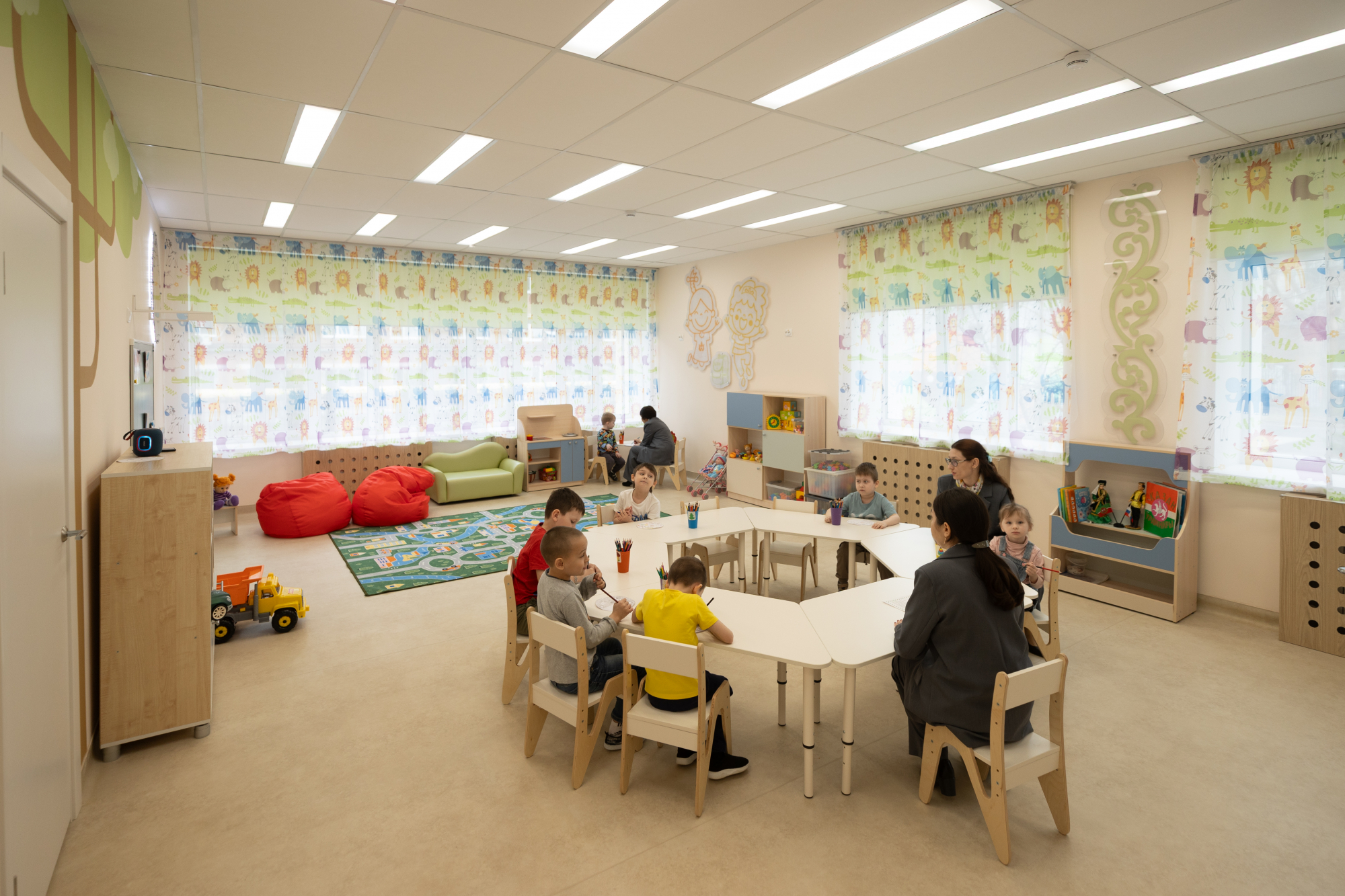 В обновленном детсаду «Шаян» в Казани появилась мультипликационная студия