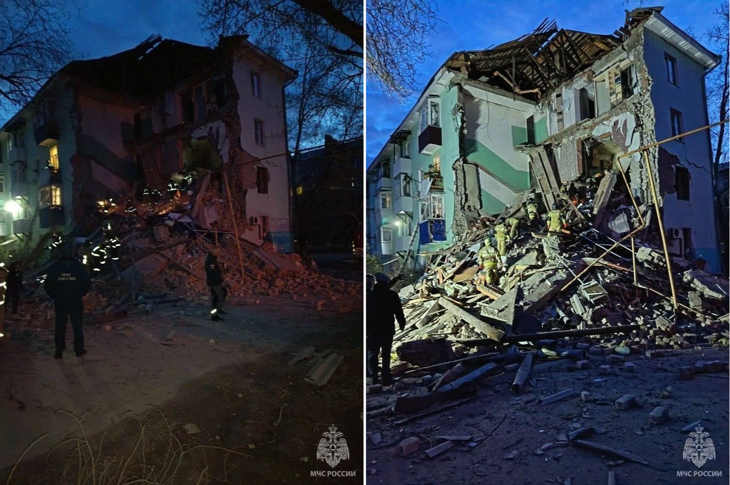 После атаки дрона ВСУ обрушился подъезд жилого дома в Сызрани — спасли ребенка