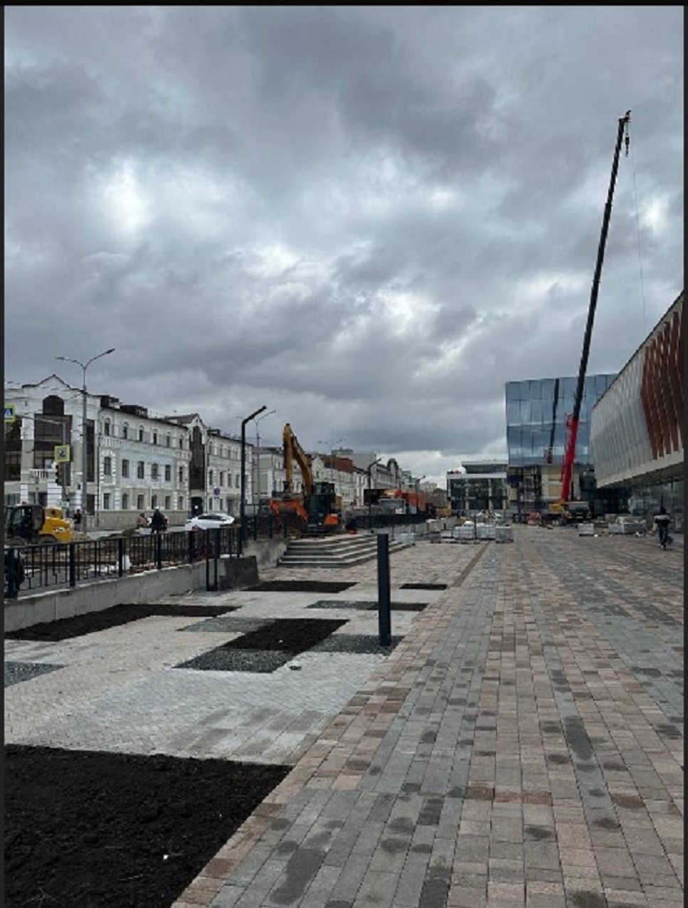 С казанцами поделились подробностями благоустройства ЦУМа