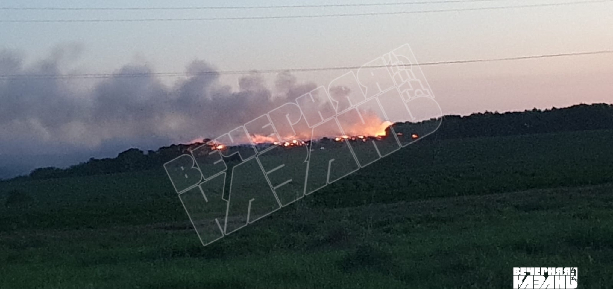 В МЧС прокомментировали последствия пожара на полигоне в Пестрецах