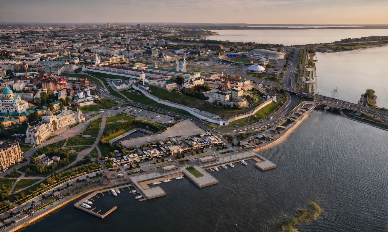 «Кремлевский причал» с понтонами для катеров появится на набережной Казанки