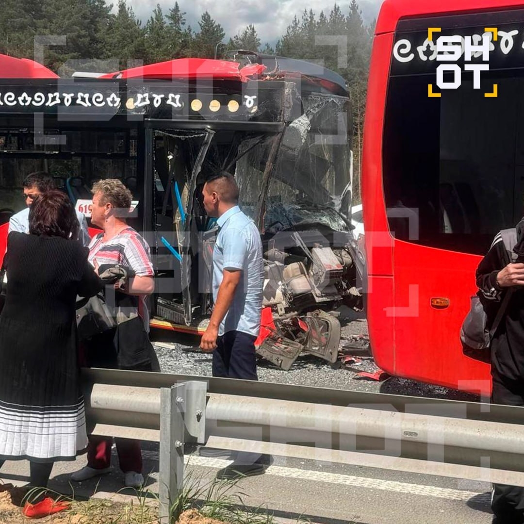 После ДТП с автобусами на Горьковском шоссе в Казани возбуждено уголовное дело