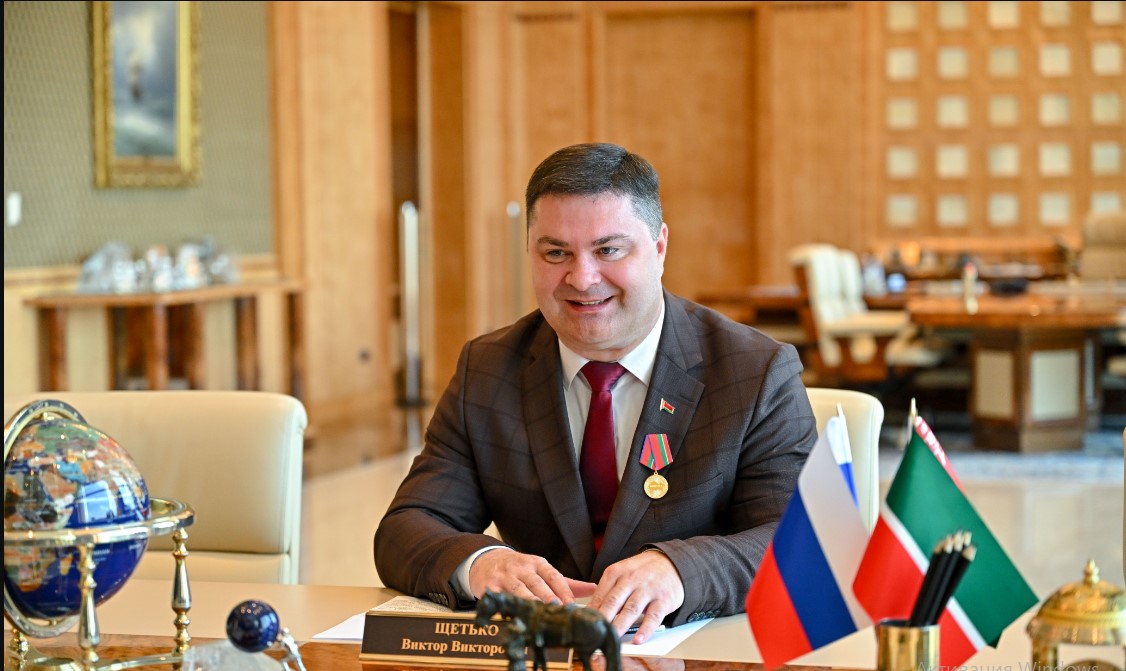 Минниханов поблагодарил Щетько за вклад в сотрудничество Татарстана и Беларуси