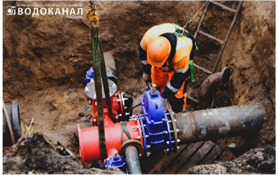 Приволжский район Казани останется без воды на сутки из-за замены коллектора