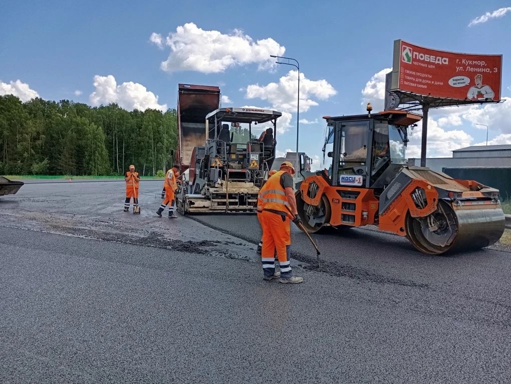 В Татарстане ремонтируют обход Кукмора
