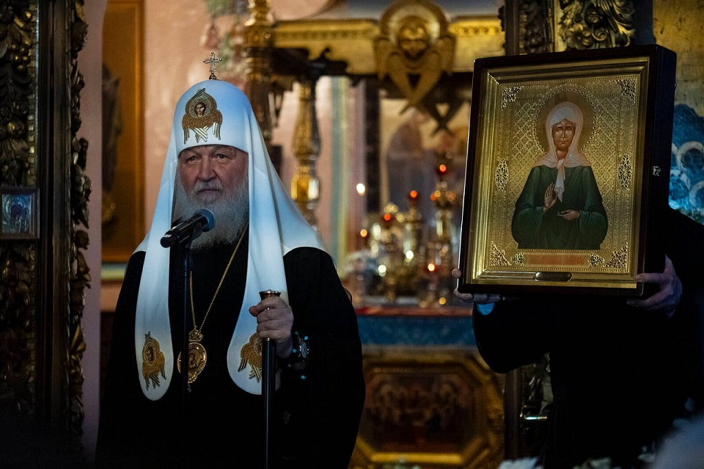 Патриарх Кирилл посетил в Казани Петропавловский собор