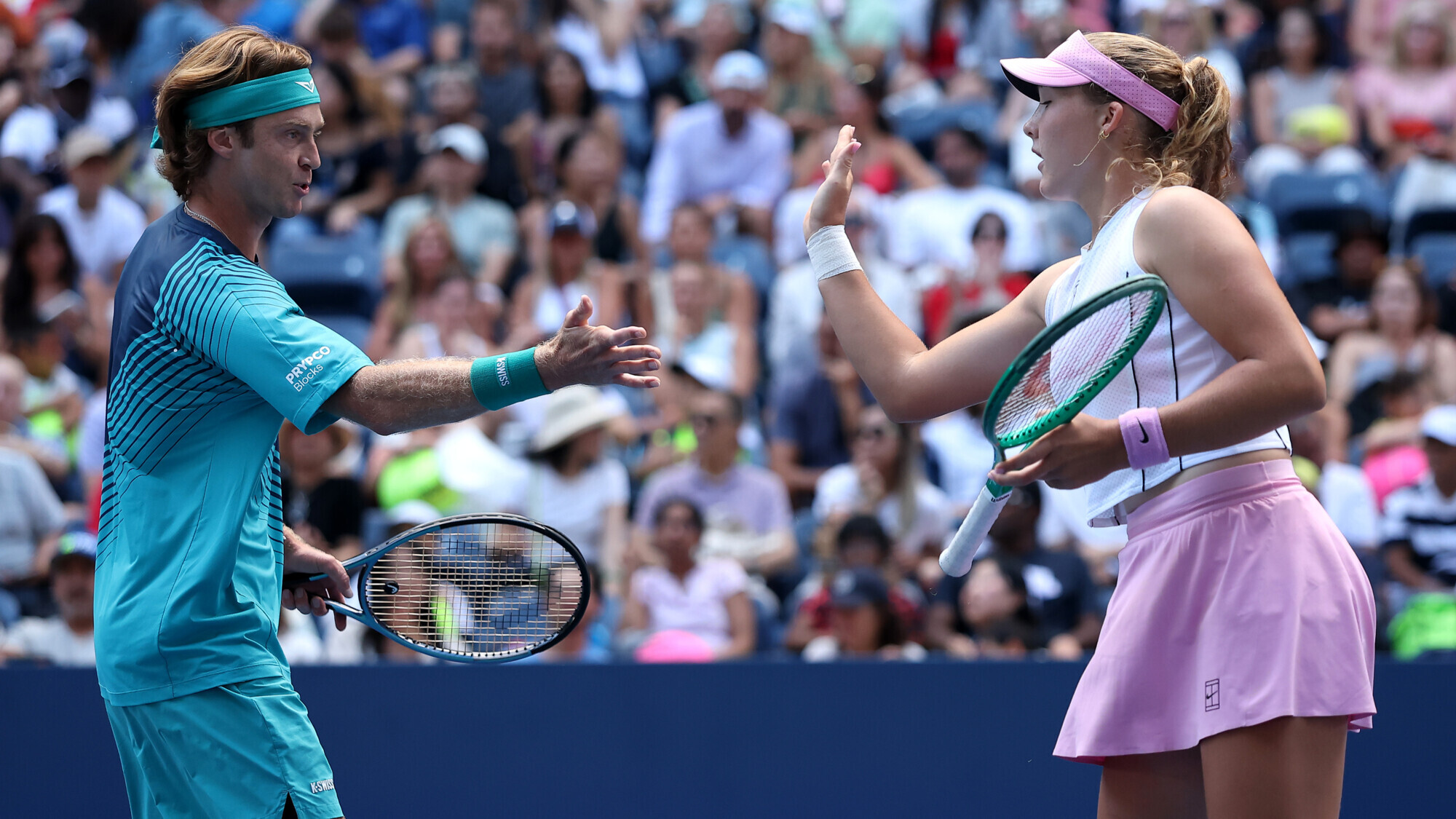 Андреева и Рублев остановили Шнайдер и Рууда на US Open