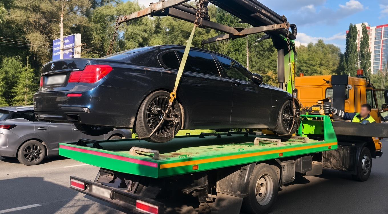 В Казани у владельца BMW забрали авто из-за 117 неоплаченных штрафов